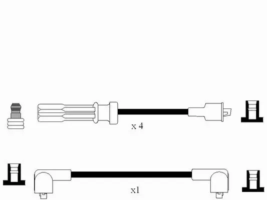 Handler.Part Ignition cable kit NGK 8226 2