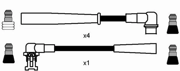 Handler.Part Ignition cable kit NGK 7368 2