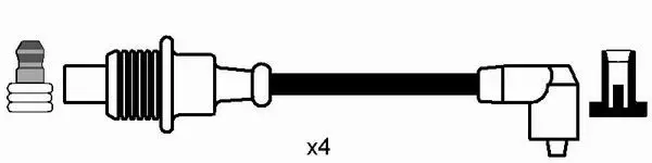 Handler.Part Ignition cable kit NGK 7275 2