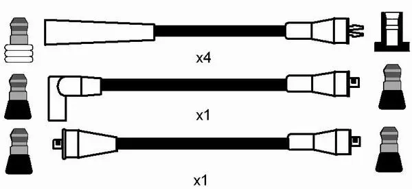 Handler.Part Ignition cable kit NGK 8292 2