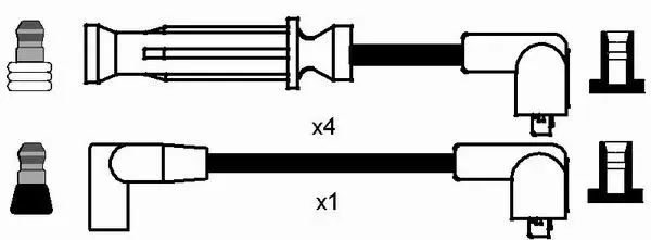 Handler.Part Ignition cable kit NGK 8267 2