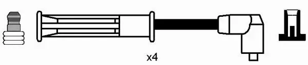 Handler.Part Ignition cable kit NGK 8185 2