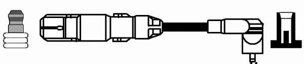 Handler.Part Ignition cable NGK 38774 1