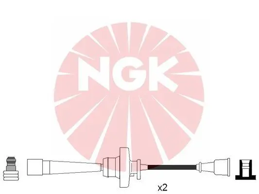 Handler.Part Ignition cable kit NGK 4104 2