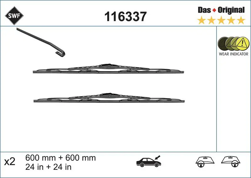 Handler.Part Wiper blade SWF 116337 1