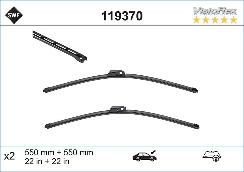 Handler.Part Wiper blade SWF 119370 1