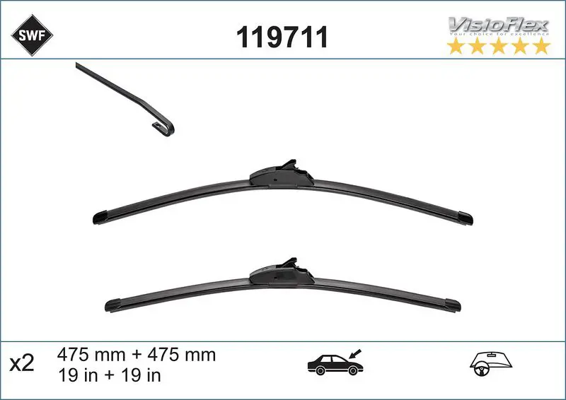 Handler.Part Wiper blade SWF 119711 1