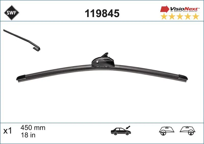 Handler.Part Wiper blade SWF 119845 1