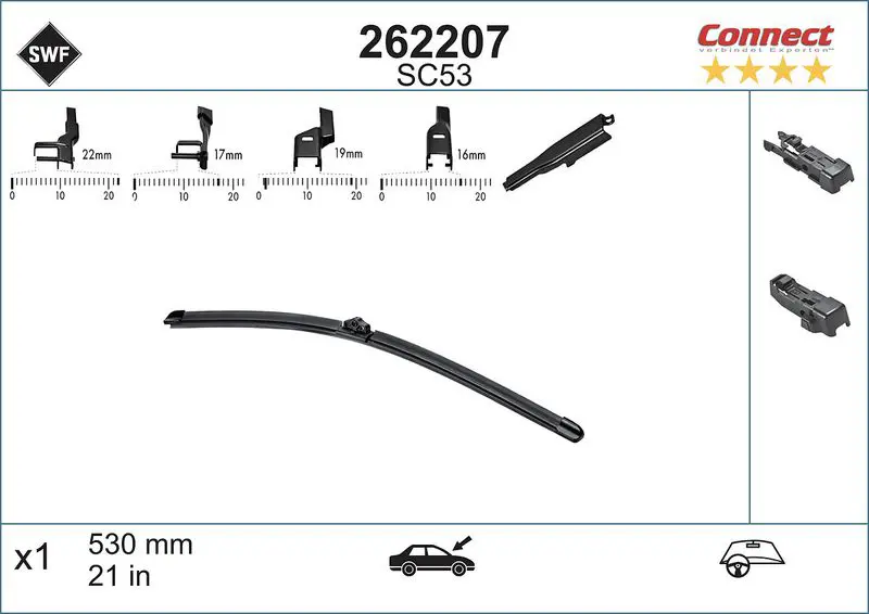 Handler.Part Wiper blade SWF 262207 1