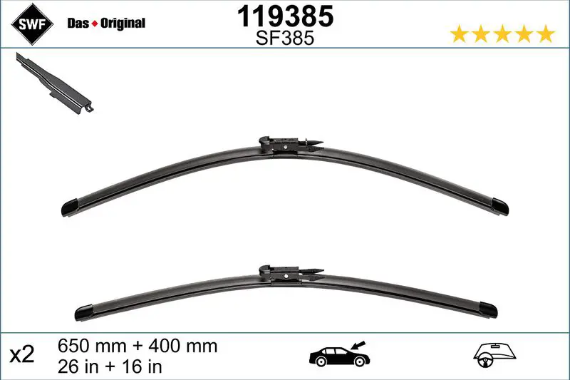 Handler.Part Wiper blade SWF 119385 1