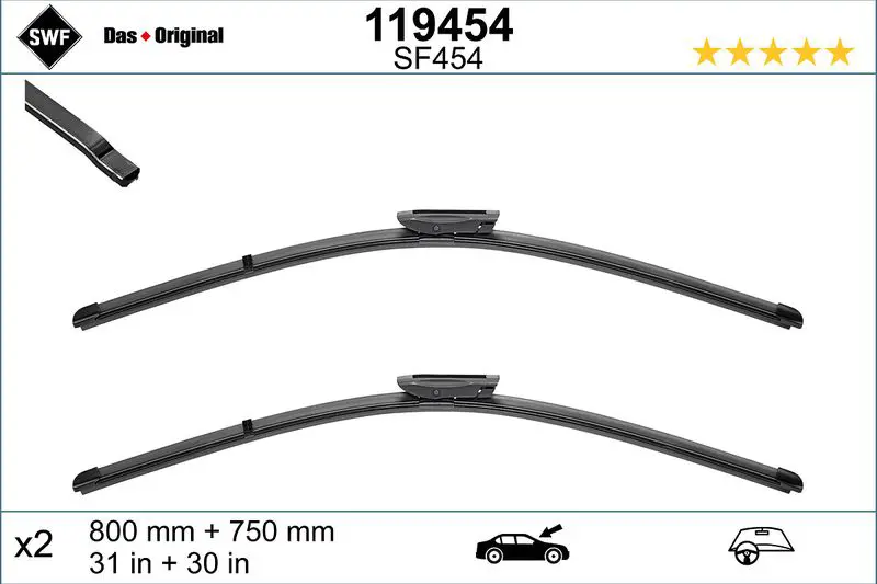 Handler.Part Wiper blade SWF 119454 1