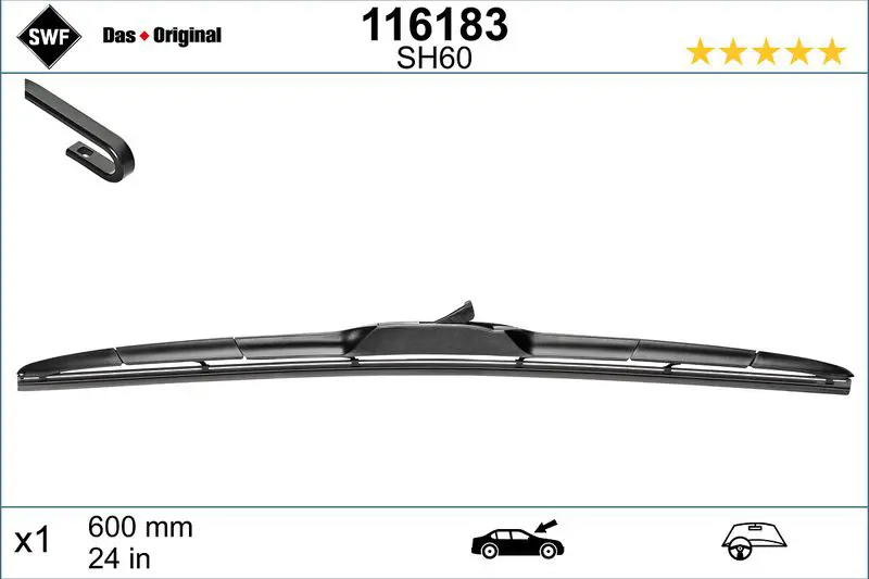 Handler.Part Wiper blade SWF 116183 1