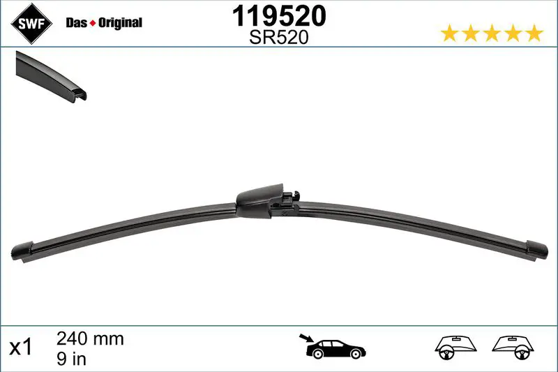 Handler.Part Wiper blade SWF 119520 1