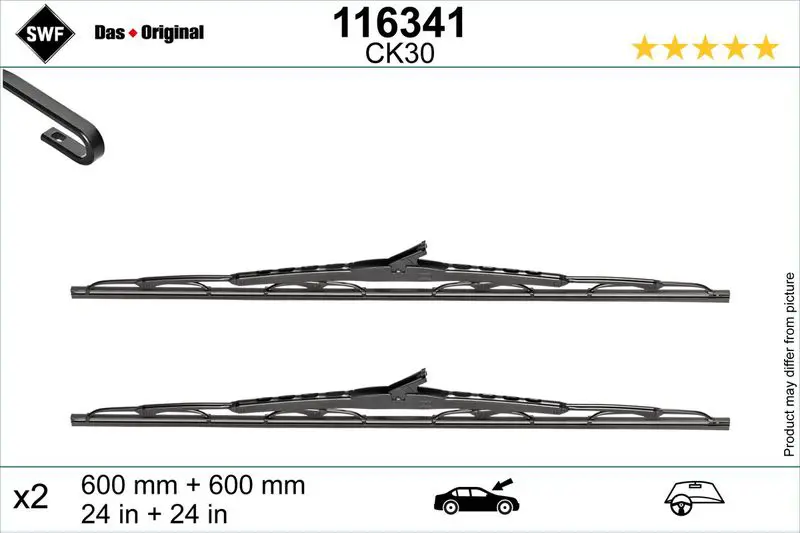 Handler.Part Wiper blade SWF 116341 1