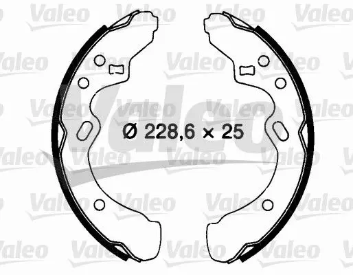 Handler.Part Brake shoe set Valeo 562703 1