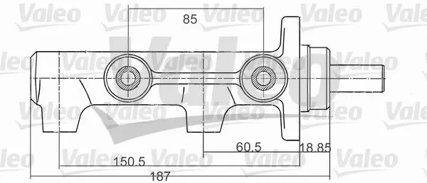 Handler.Part Brake master cylinder Valeo 350712 1