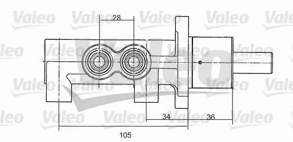 Handler.Part Brake master cylinder Valeo 350867 1