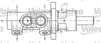 Handler.Part Brake master cylinder Valeo 402330 1