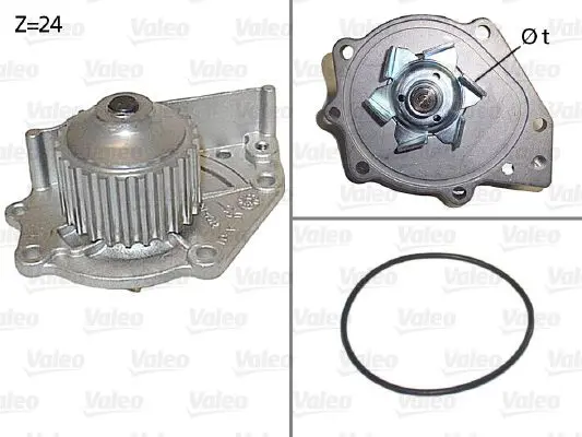 Handler.Part Water pump Valeo 506114 1