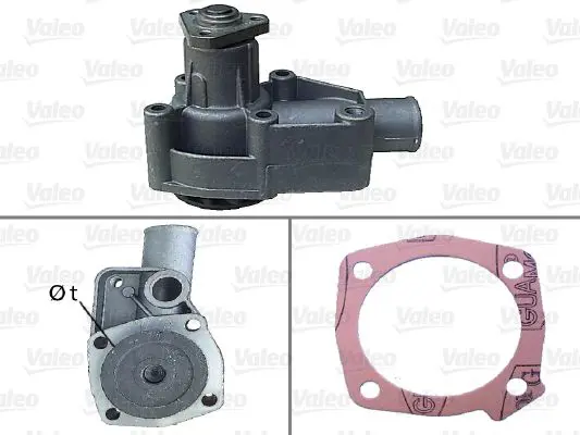 Handler.Part Water pump Valeo 506134 1