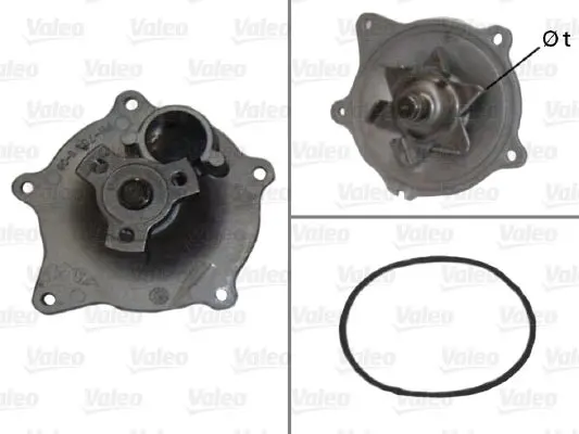 Handler.Part Water pump Valeo 506454 1