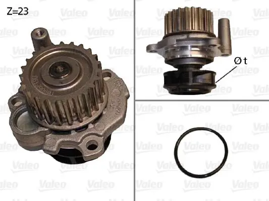 Handler.Part Water pump Valeo 506532 1