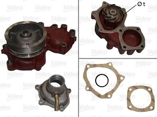 Handler.Part Water pump Valeo 506560 1