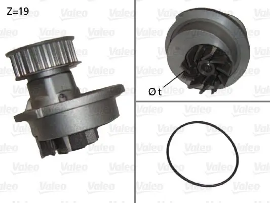 Handler.Part Water pump Valeo 506647 1