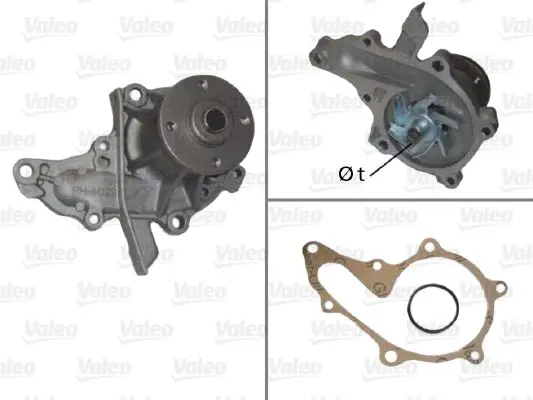 Handler.Part Water pump Valeo 506653 1