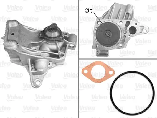 Handler.Part Water pump Valeo 506783 1