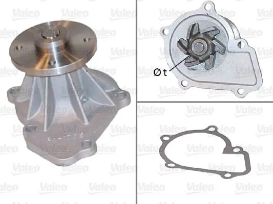 Handler.Part Water pump Valeo 506836 1