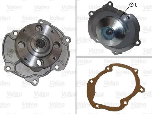 Handler.Part Water pump Valeo 506866 1