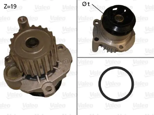 Handler.Part Water pump Valeo 506874 1