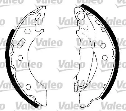 Handler.Part Brake shoe set Valeo 553882 1