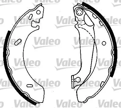 Handler.Part Brake shoe set Valeo 553724 1