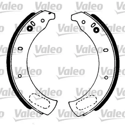 Handler.Part Brake shoe set Valeo 562057 1