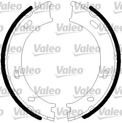 Handler.Part Brake shoe set, parking brake Valeo 128901 1