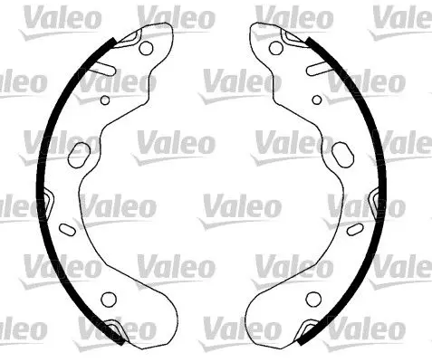 Handler.Part Brake shoe set Valeo 553895 1