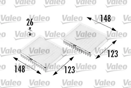 Handler.Part Filter, interior air Valeo 698469 1