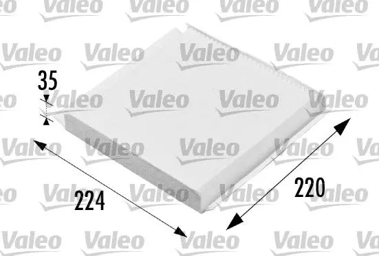 Handler.Part Filter, interior air Valeo 698657 1