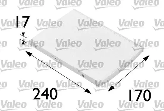 Handler.Part Filter, interior air Valeo 698689 1