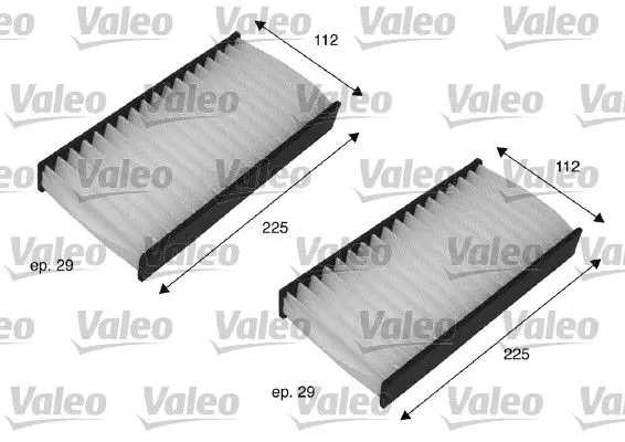 Handler.Part Filter, interior air Valeo 698735 1