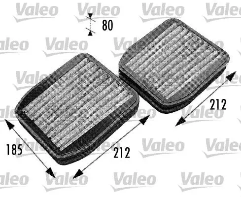 Handler.Part Filter, interior air Valeo 698740 1