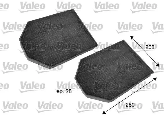 Handler.Part Filter, interior air Valeo 698791 1