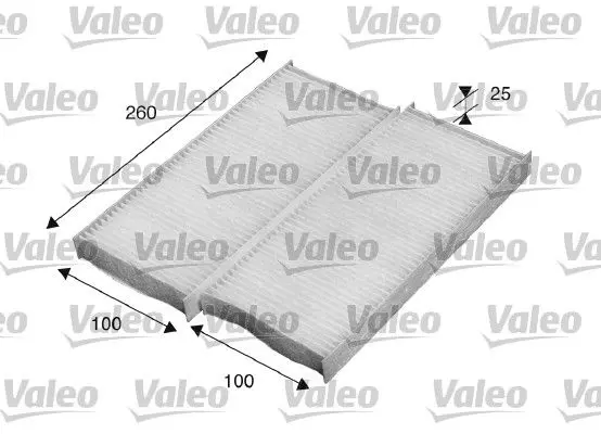 Handler.Part Filter, interior air Valeo 715520 1