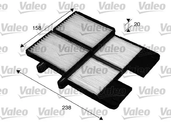 Handler.Part Filter, interior air Valeo 715572 1