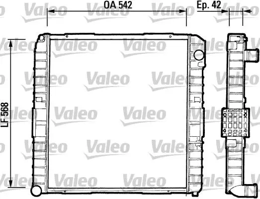 Handler.Part Radiator, engine cooling Valeo 730378 1