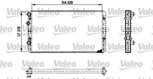 Handler.Part Radiator, engine cooling Valeo 730955 1