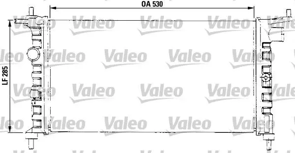 Handler.Part Radiator, engine cooling Valeo 731013 1