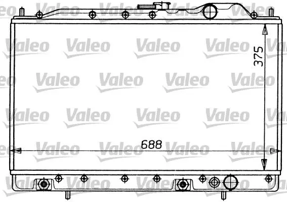 Handler.Part Radiator, engine cooling Valeo 731054 1